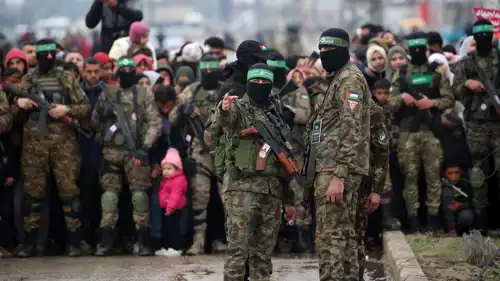 مقاتلون من حركة حماس