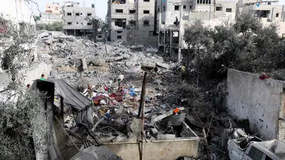 مشهد من غزة