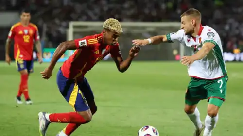 مباراة بلغاريا وإسبانيا في تصفيات كأس العالم