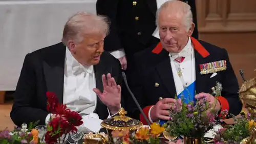  دونالد ترامب والملك تشارلز