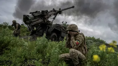 جنود أوكرانيون على جبهة القتال مع روسيا