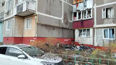 آثار هجوم أوكراني سابق على كورسك الروسية