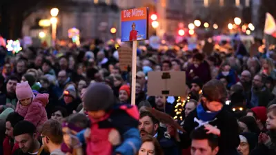 مظاهرات ضد اليمين المتطرف في ألمانيا