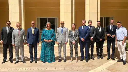 لقاء سابق بين تيتيه وسفراء الاتحاد الأوروبي