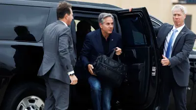 بلينكن قبل مغادرته إلى مصر