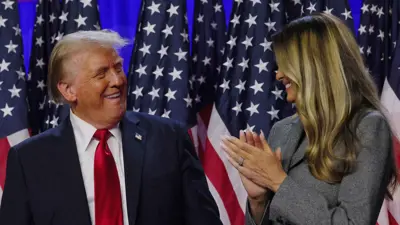 دونالد ترامب وزوجته ميلانيا