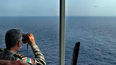 لقطة سابقة من مضيق هرمز