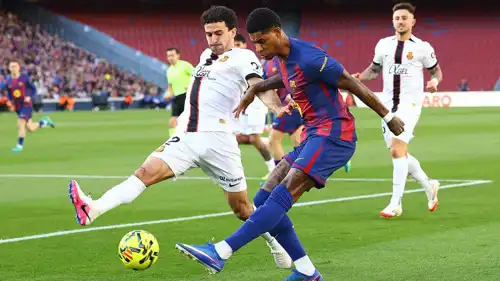 مباراة برشلونة ضد ريال مايوركا بالدوري الإسباني