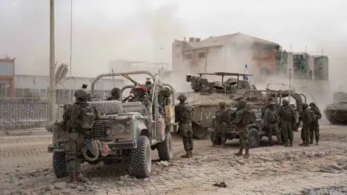 الجيش الإسرائيلي داخل قطاع غزة 