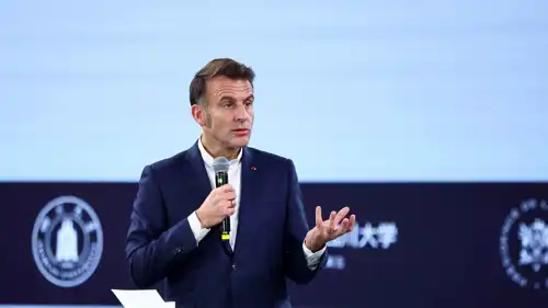الرئيس الفرنسي إيمانويل ماكرون