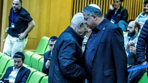 نتنياهو ووزير الأمن القومي الإسرائيلي ايتمار بن غفير