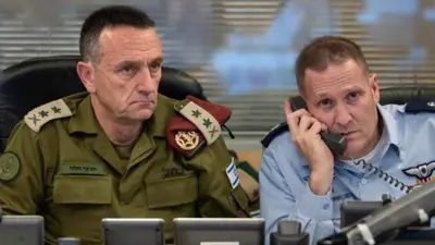 هرتسي هاليفي يشرف على الضربة من مقر قيادة سلاح الجو