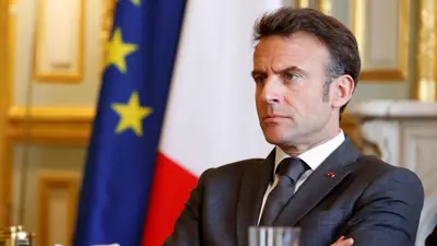 الرئيس الفرنسي إيمانويل ماكرون