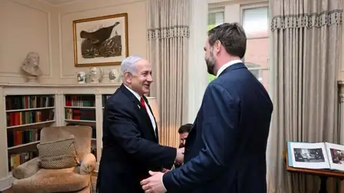 نتنياهو ونائب الرئيس الأمريكي