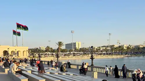 شواطئ العاصمة الليبية طرابلس