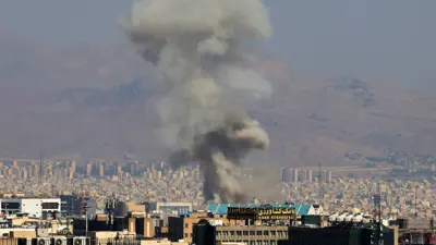 انفجار ضخم جراء قصف إسرائيلي سابق على طهران