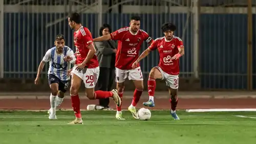 من مباراة الأهلي وبيراميدز