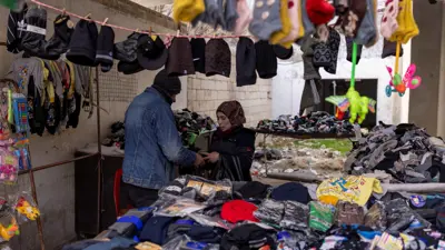 حركة تسوق في إدلب