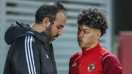 إمام عاشور مع أحمد جاب الله طبيب الأهلي