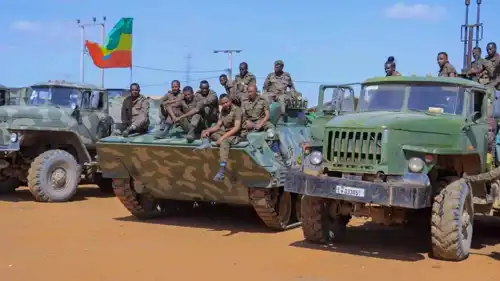 عناصر تابعة للجيش الإثيوبي