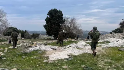 جنود إسرائيليون في المنطقة الحدودية مع لبنان