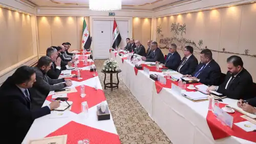 من مباحثات الجانبين السوري والعراقي في بغداد