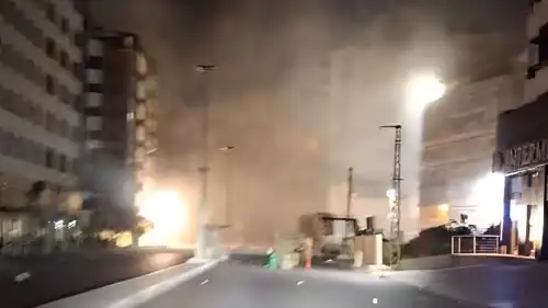 من الغارات على حارة حريك