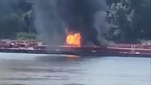 تحطم طائرة هليكوبتر فوق نهر مسيسبي