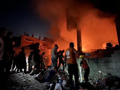 من الغارات الإسرائيلية