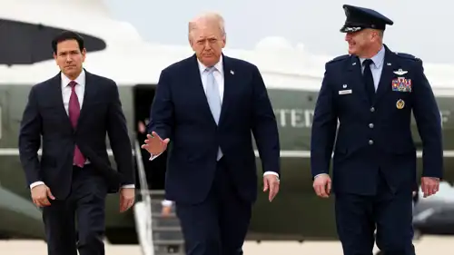 دونالد ترامب ووزير خارجيته ماركو روبيو