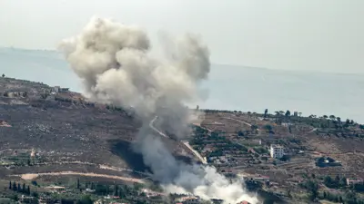غارة إسرائيلية سابقة على جنوب لبنان 