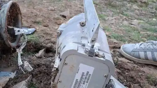 حطام طائرة مسيّرة