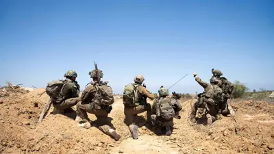 عناصر من الجيش الإسرائيلي في غزة