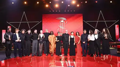 من حفل توزيع الجوائز بمهرجان مراكش