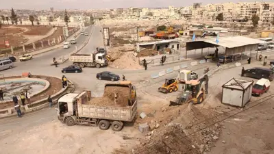 بدء أعمال فتح الطرقات في منطقتين في حلب