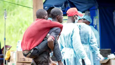 انتشار الكوليرا في أنغولا