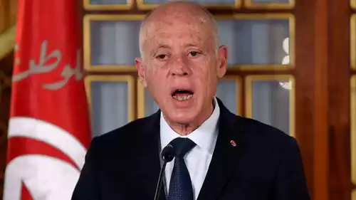  الرئيس التونسي قيس سعيد
