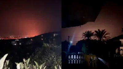 انفجارات قوية تضيء سماء بلدات جنوب لبنان بفعل الغارات