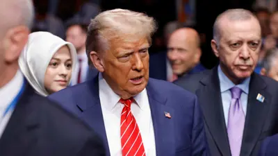 الرئيسان الأمريكي دونالد ترامب والتركي رجب طيب أردوغان