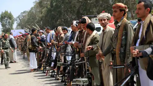 أنصار ميليشيا الحوثيين المدعومة من إيران