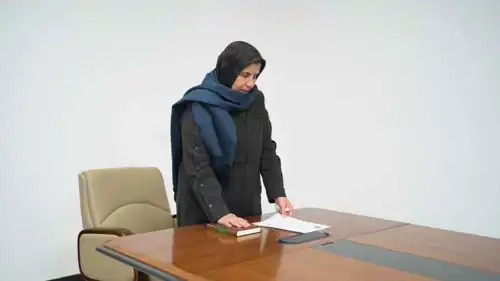 جميلة اللواطي تؤدي اليمين القانونية عميدةً لبلدية سلوق