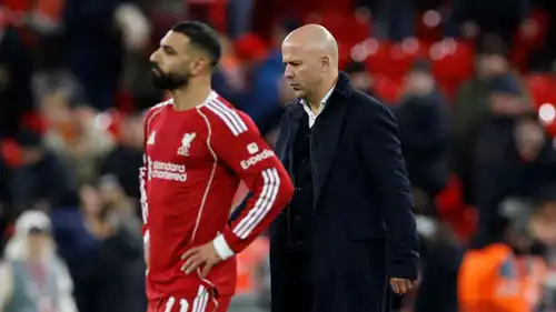 آرني سلوت ومحمد صلاح